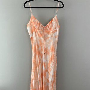 PETAL & PUP MIDI DRESS ORANGE NWT